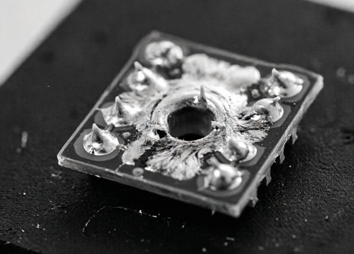 BGA soldering and X-ray inspection of mini PC motherboard