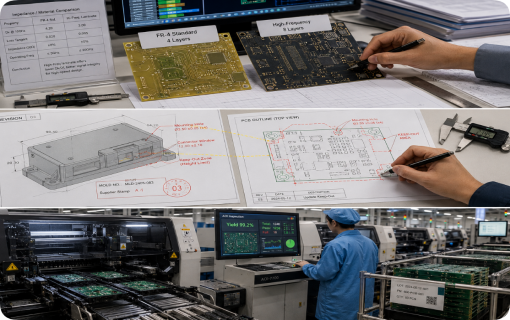 PCB Fabrication and PCBA: Three Lines That Disappeared From the Board Quote