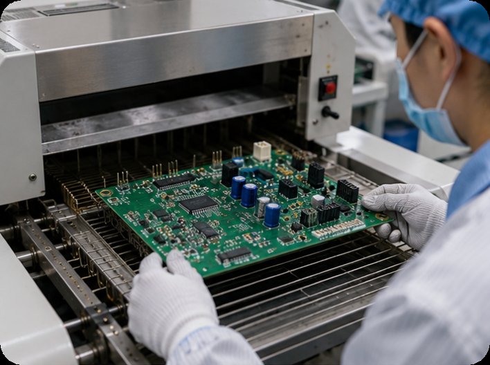 PCB Assembly (PCBA) dip_assembly