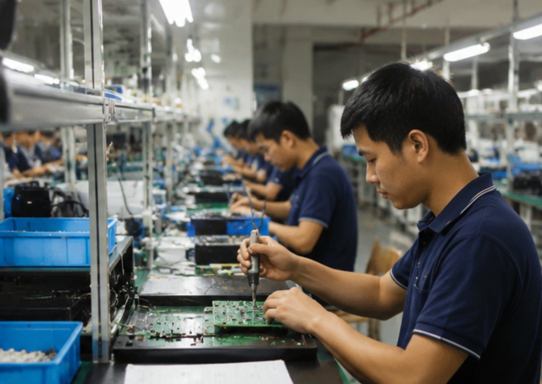PCB Assembly (PCBA) dip_assembly