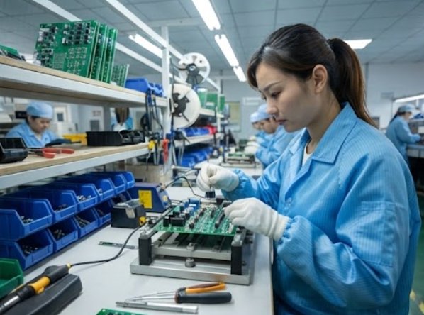 PCB Fabrication dip_assembly