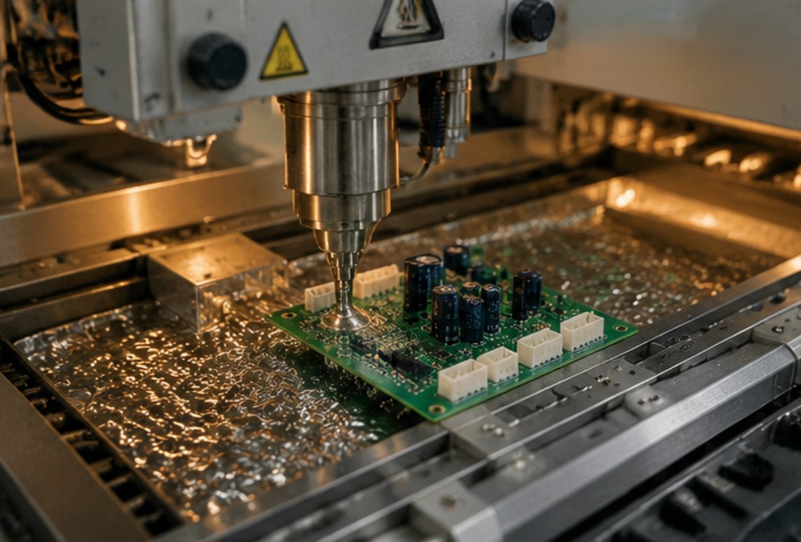 dip selective wave soldering