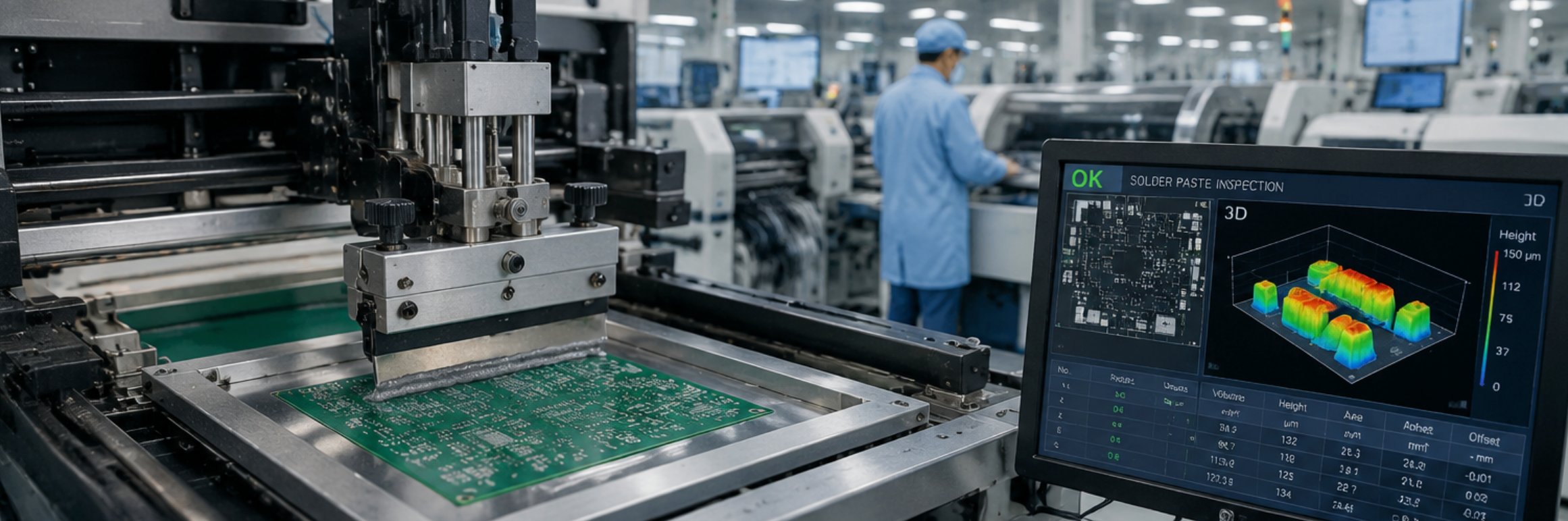 smt solder paste printing