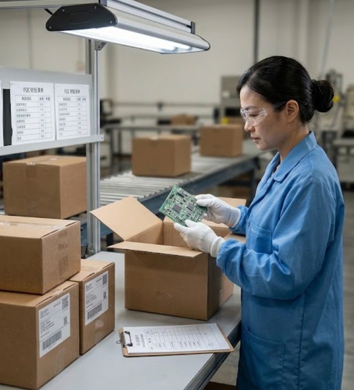 From Final Test to the Truck: The Numbers an EMS Electronic Manufacturing Order Posts at the Packing Line